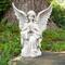 13" Kneeling Praying Angel Outdoor Garden Statue